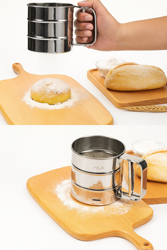 Stainless Steel Flour Sifter (Atta Chhani)