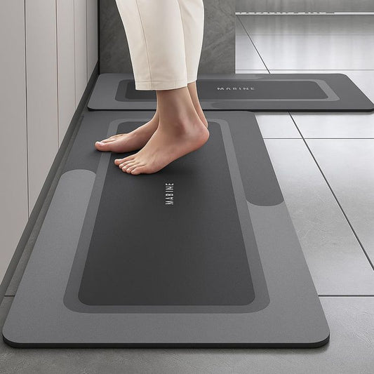 2 Piece Kitchen Mat, Waterproof Memory Foam Kitchen Rugs, Standing Desk Mat Floor Mat