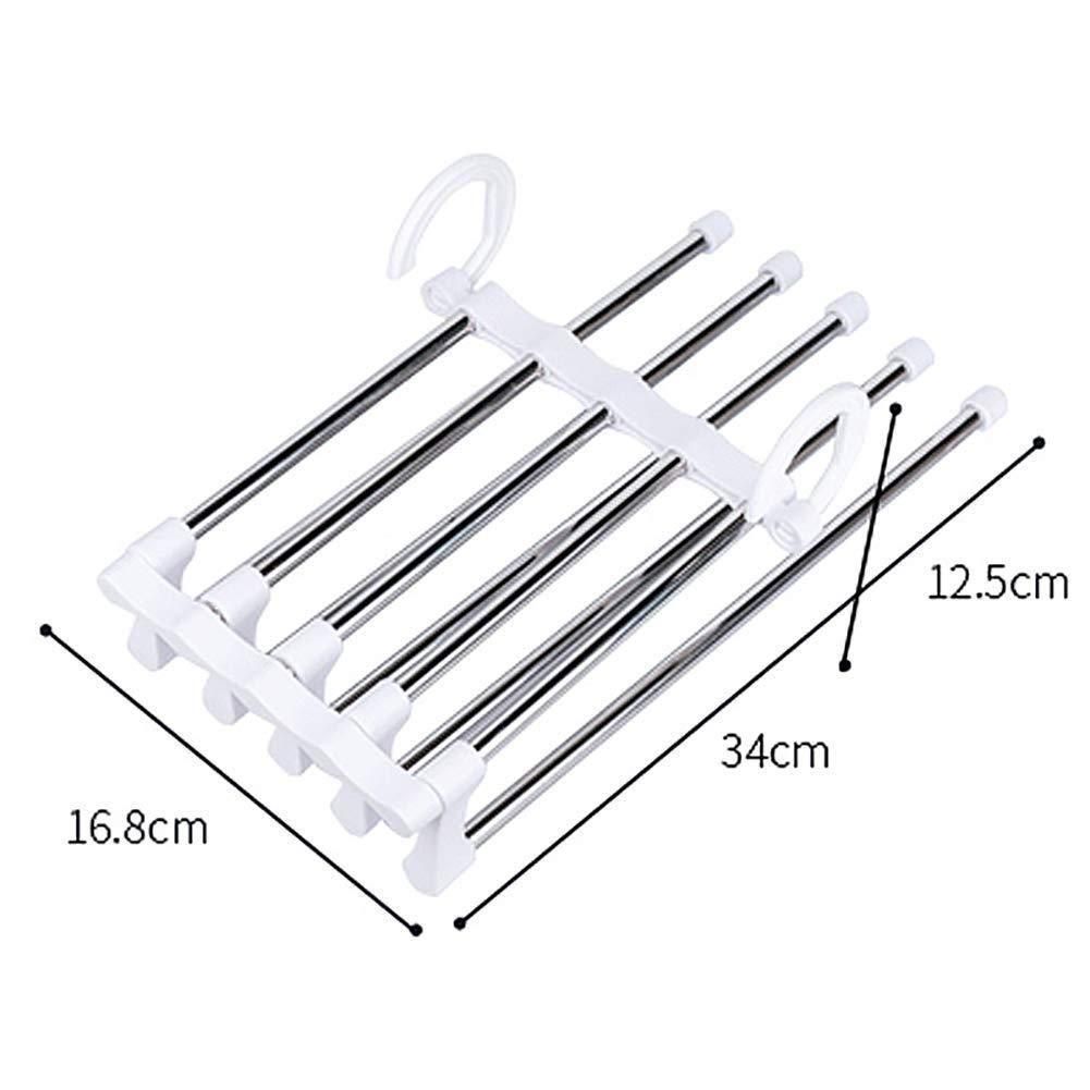 Hanger-5 In 1 Stainless Steel Multifunction (Pack of 2)