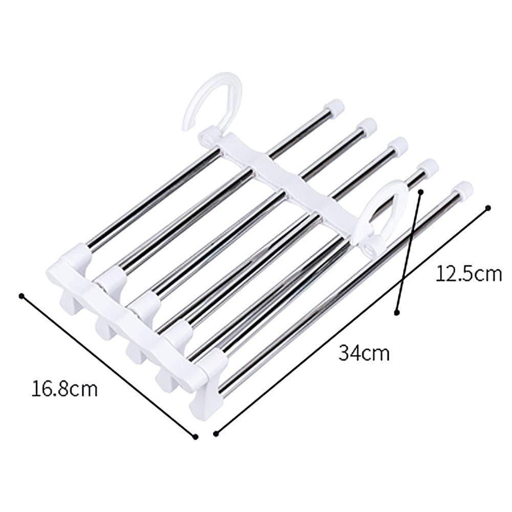 Hanger-5 In 1 Stainless Steel Multifunction (Pack of 2)