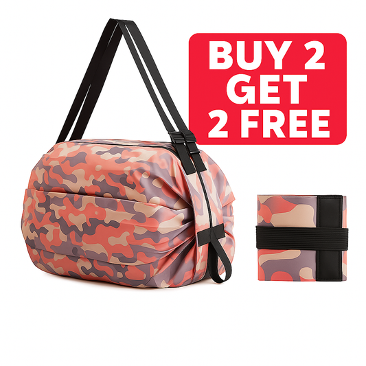 🔥 Buy 2 Get 2 Free – Foldable Waterproof Shopping Bag 👜