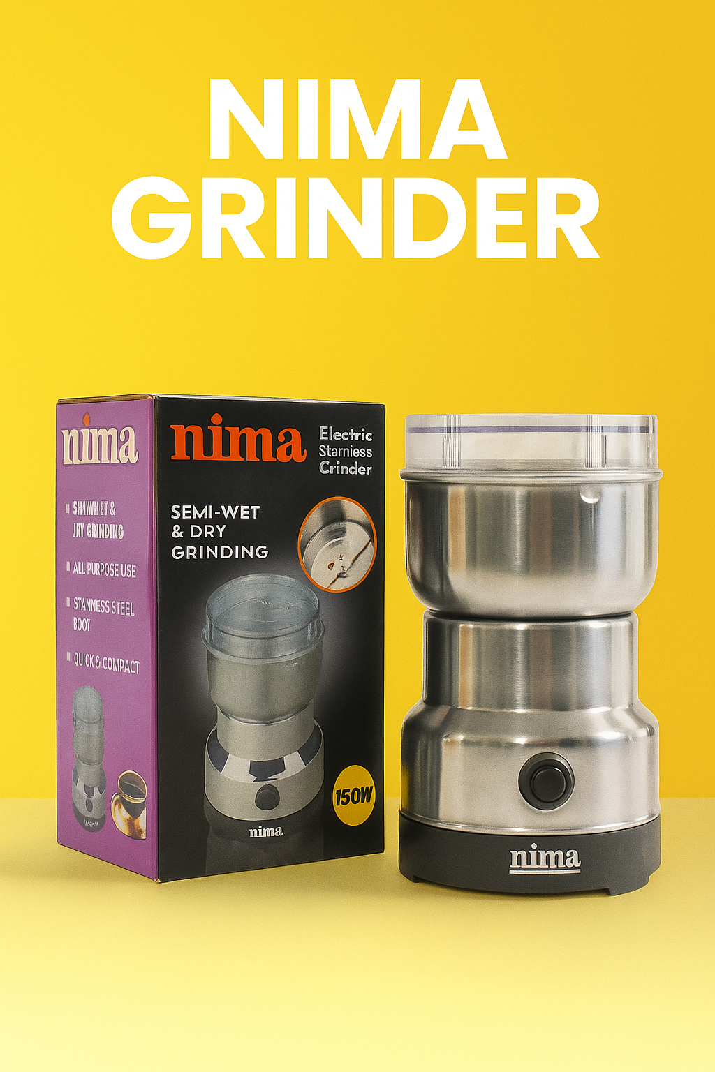 Nima Grinder – The Ultimate Tool for Spices, Coffee & Chutney