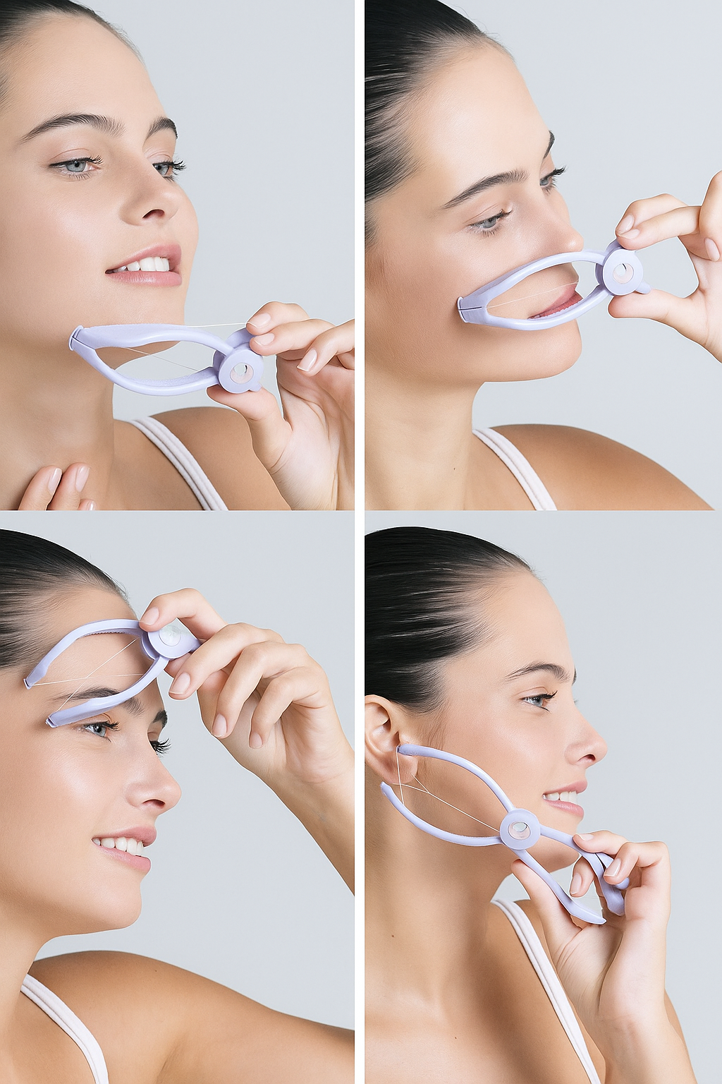 Hair Threading Tweezers – Get 10 Free Threads ✨