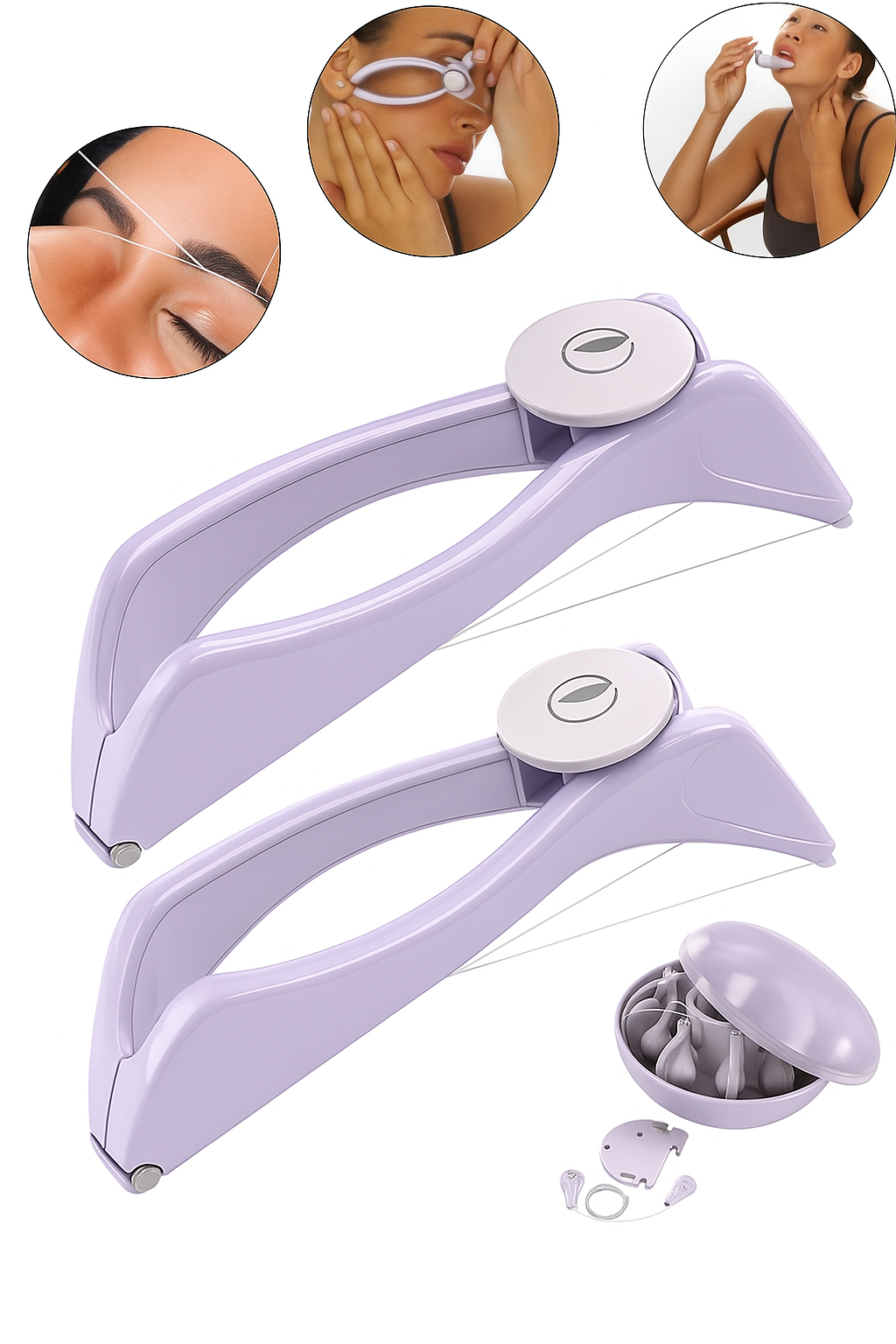 Hair Threading Tweezers – Get 10 Free Threads ✨