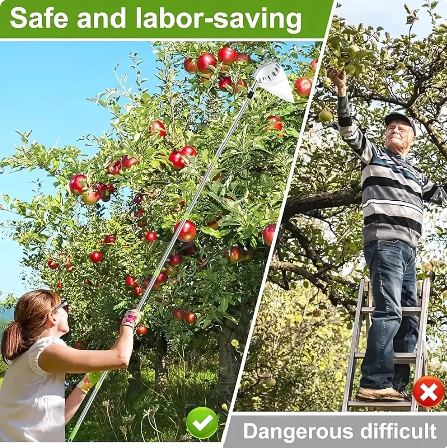 Fruit Picker - Effortless Harvesting For Tall Trees
