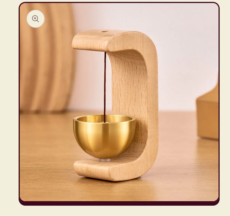 Unique Doorbells Wind Chimes Housewarming Gift Wood Refrigerator Gate Light Color